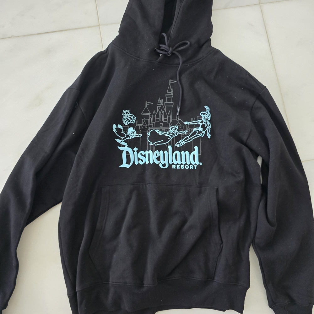 Disney Black Hoodie with Blue Design